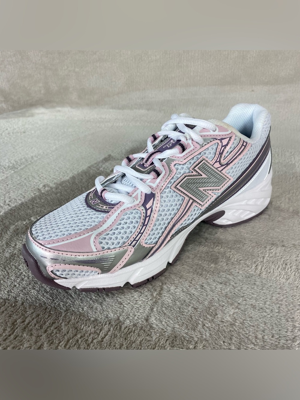 New Balance 740 U740PK2 Womens Size 7.5 Pink White Silver Running Shoes NEW - Picture 4 of 11